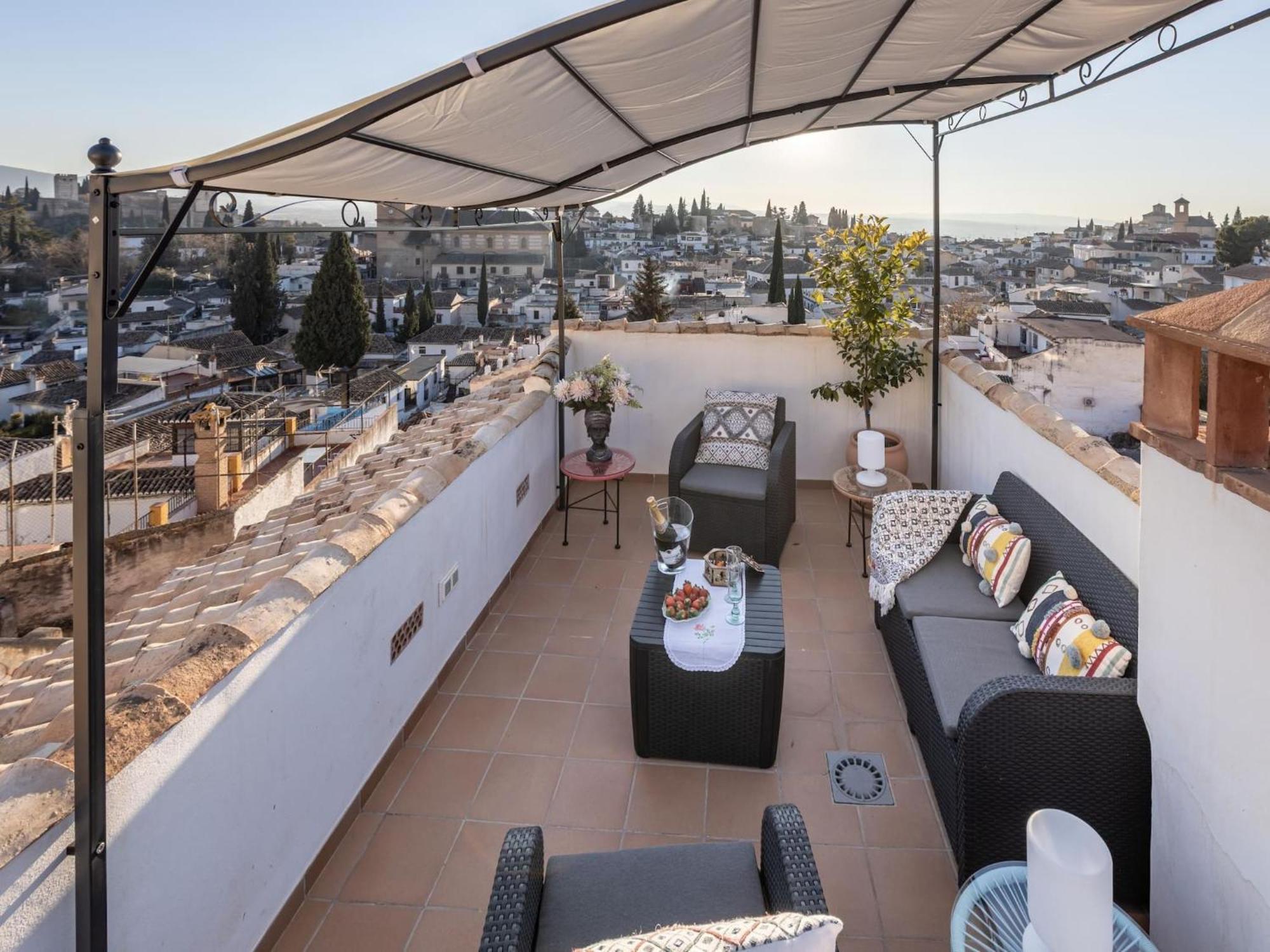 Villa Luxury Alhambra Penthouse Collection Sacromonte Granada Exterior foto